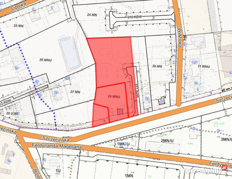 Teren inwestycyjny w Kobylance asfalt Sprzedaż zachodniopomorskie Kobylanka