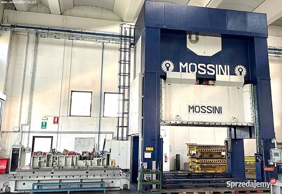 Prasa mechaniczna MOSSINI PDM4B 1000T Produkcja