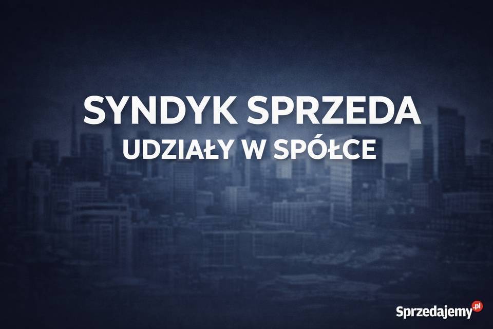 Syndyk sprzeda 8 udziałów w SWEET CAKE sp z oo małopolskie