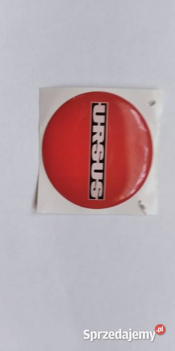 Ursus MF255 naklejka żelowa na kierownicę nieuszkodzony Lublin
