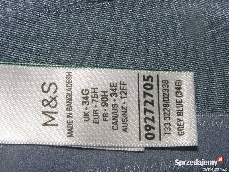 Biustonosz Stanik 34H 75H Marks Spencer Usztywniany mazowieckie Siedlce