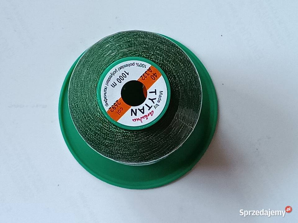 Nici tapicerskie poliestrowe TYTAN 1000 m zieleń Rzeszów