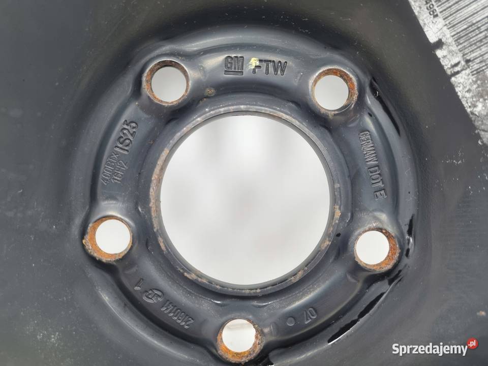 KOŁO ZAPASOWE DOJAZDOWE Opel Astra J Zafira C Samochodowe Koła Chełm