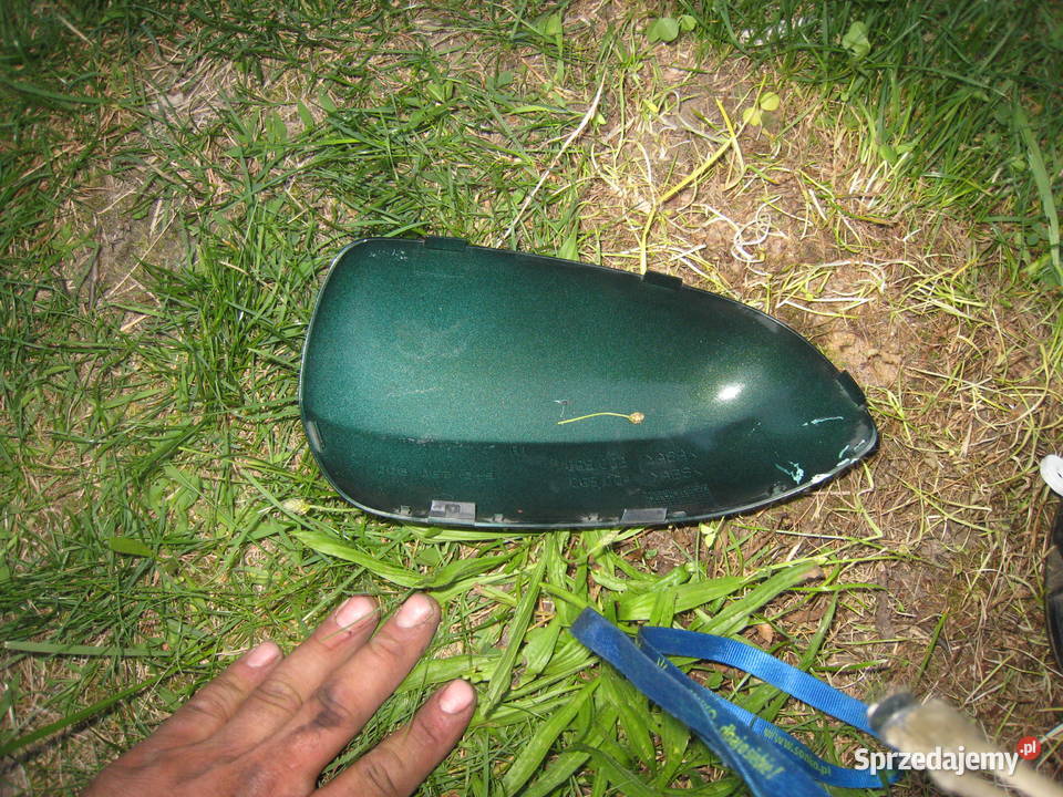 Obudowa lusterka prawego zielona Opel Corsa C osobowe Lusterka zewnętrzne Kraków