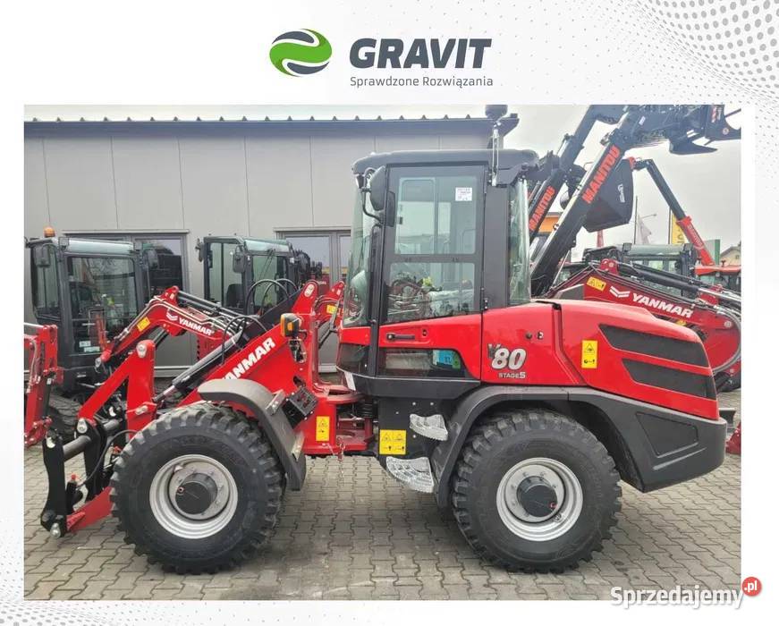 Ładowarka przegubowa Yanmar V80 Rok produkcji 2025 Maszyny budowlane lubelskie Lublin