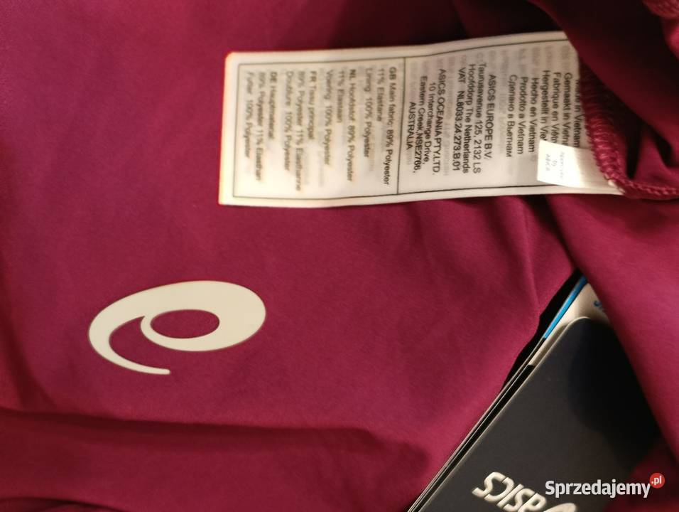 Asics Club Jacket Bluza tenisowa Plum 1302586019 fioletowy Poznań