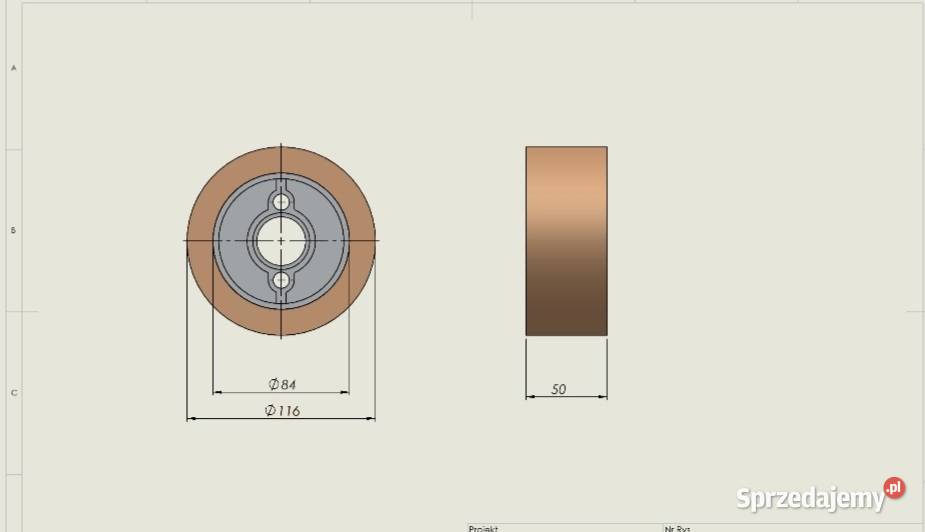 rolki gumowe do posuwu maggi felder nowe 3 Maków Podhalański