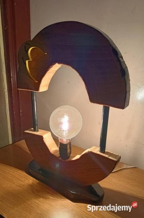 Drewniana lampka Szczecin