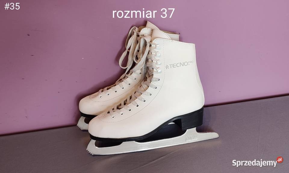 Łyżwy figurowe Tecno Pro rozmiar 37 wkładka 244 małopolskie Jasień