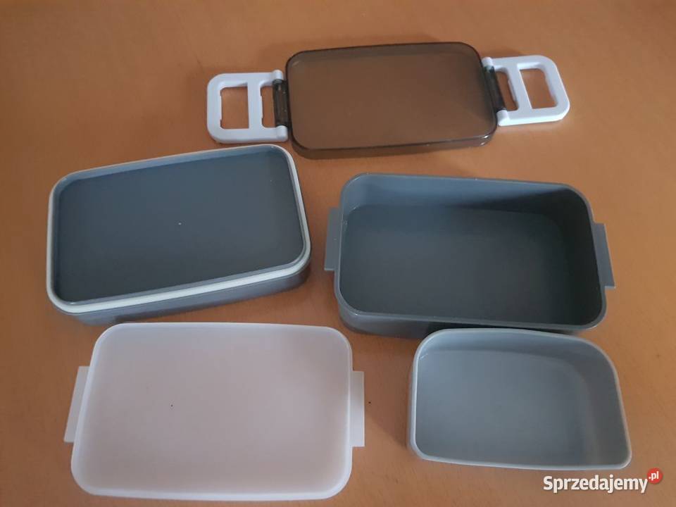 modułowy pojemnik do przechowywania lunch szary Butelki, bidony i lunch boxy Kielce