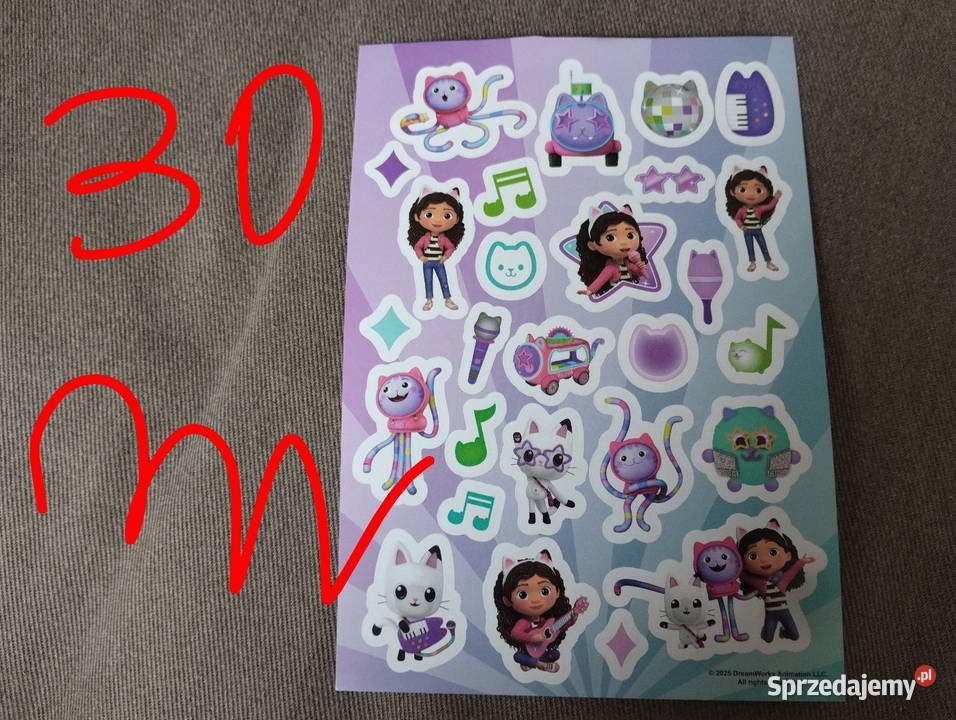 Dziewczynki stworki naklejki