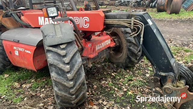 Manitou 627 zwolnica zwrotnica ramie teleskop