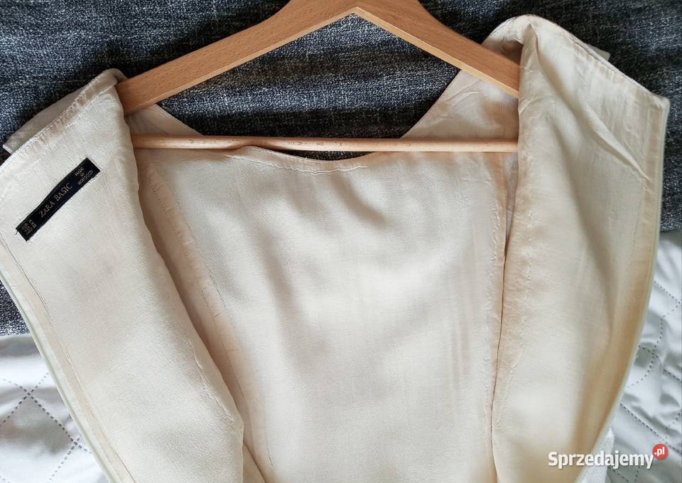 Biała elegancka sukienka ZARA M 38 Warszawa