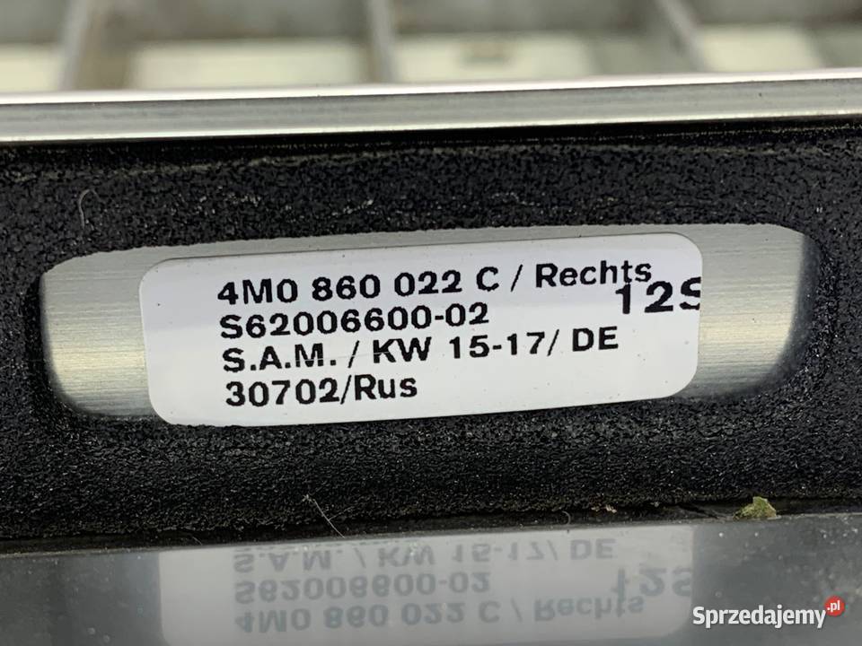 RELINGI DACHOWE KOMPLET AUDI Q7 4M SUV