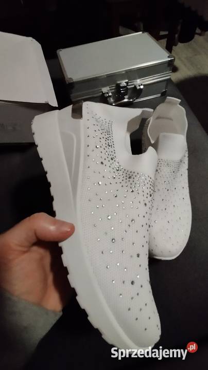 buty damskie rozmiar 39 nowe białe sprzedam