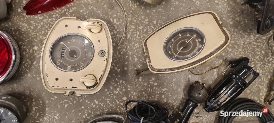 Vw garbus karmann bulik lampy zegary