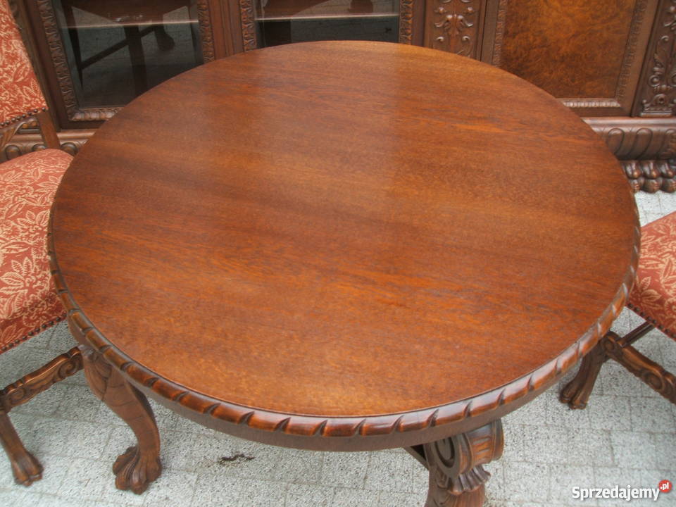 Antyczny komplet gabinetowy 1925 NEORENESANS Wrocław