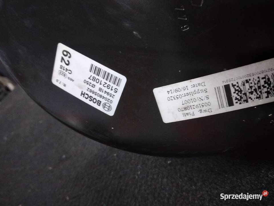 SERWO POMPA HAMULCOWA FIAT 500L 1 4 TJET 120