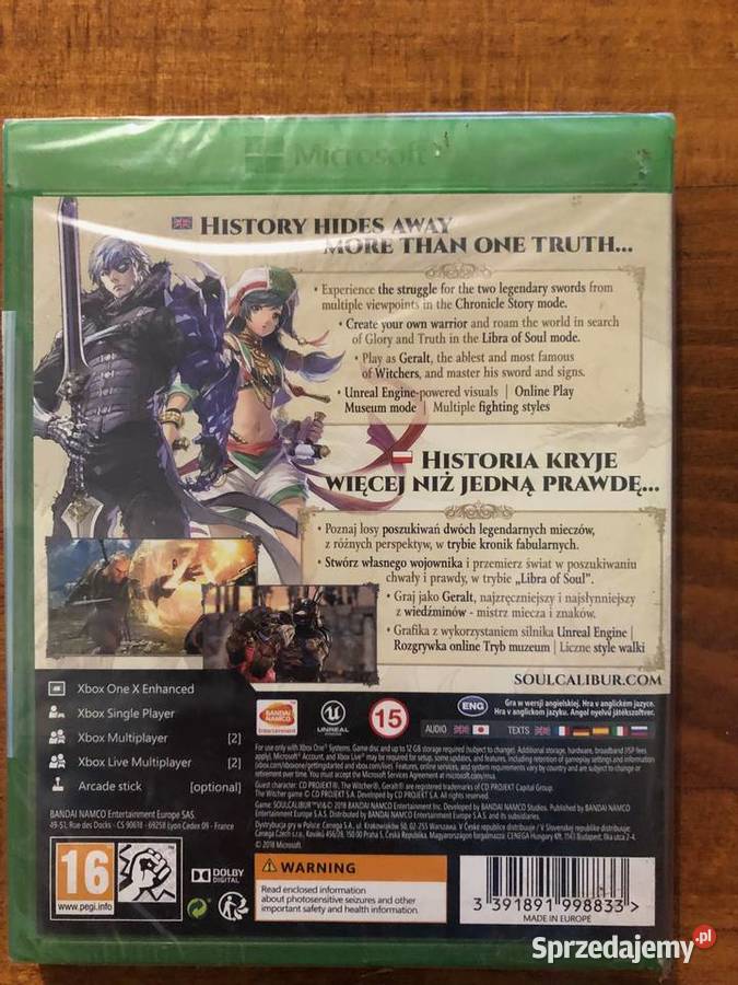XBOX ONE SoulCalibur 6 Trzebinia sprzedam