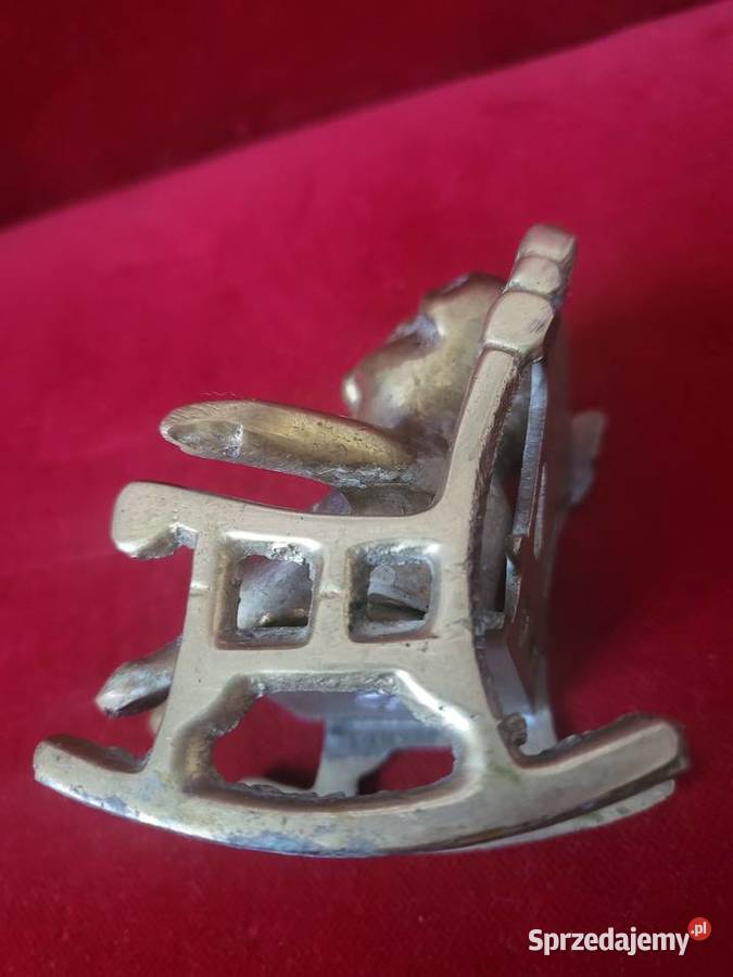 Figurka kolekcjonerska z mosiądzu PROSIACZEK NA Łódź