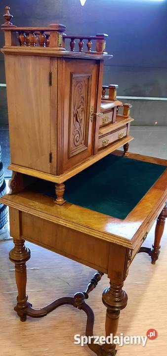 Przepiękny sekretarzyk drewniany Warszawa sprzedam