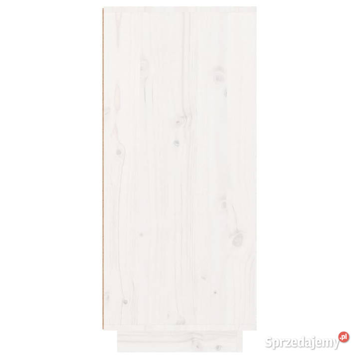 Szafka na buty biała 60x35x80 lite drewno