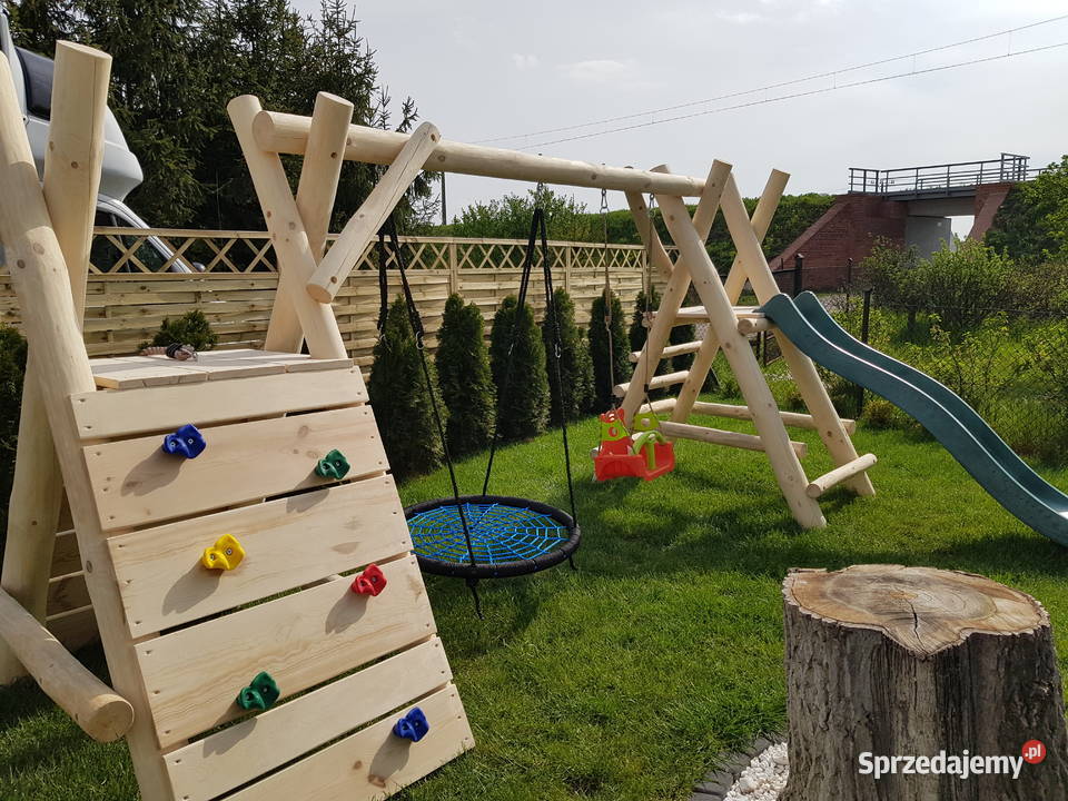 Plac zabaw huśtawki ślizg montaż w dolnośląskie Lubin
