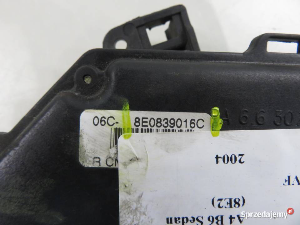 ZAMEK PRAWY TYLNY AUDI A4 B6 8E0839016C Zamki, wkładki i kluczyki