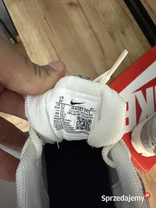 Nike Zoom Vomero 5 Srebrne Szare Sneakersy Buty biały Łódź sprzedam