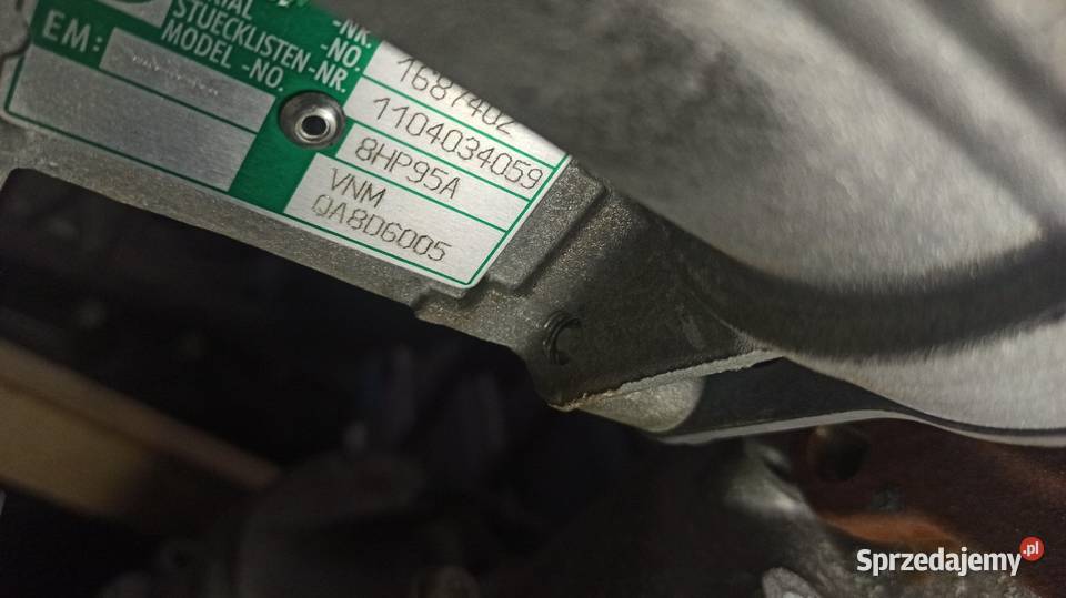 Skrzynia biegów automatyczna 8HP95A VNM AUDI A8