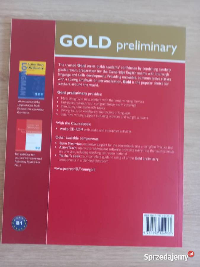 Gold Preliminary Podręcznik CDROM Lublin sprzedam