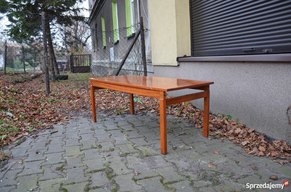 Ława rozkładana Stlik kawowy Stylowe Meble PRL Gliwice