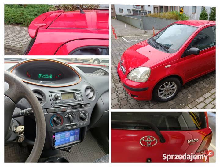 Toyota Yaris I z silnikiem 09983 benzyna 2004r Rok produkcji 2004 Zielona Góra