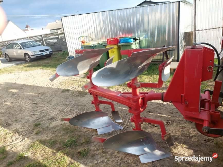 Pług 2 skibowy obrotowy nieuszkodzony Maszyny uprawowe Wieluń