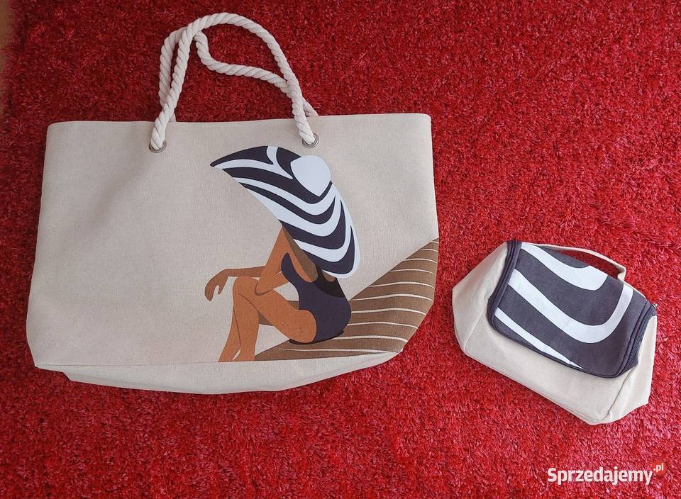 Zestaw plażowy torba i kosmetyczka Częstochowa