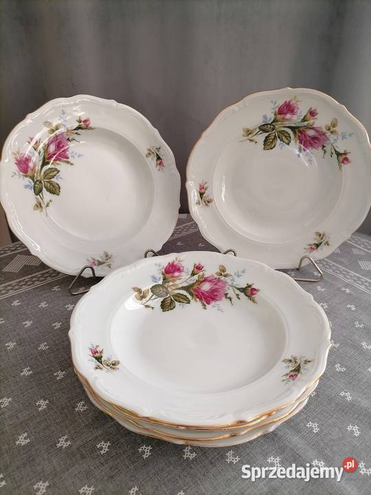 Komplet 6 Głębokich Talerzy Wałbrzych