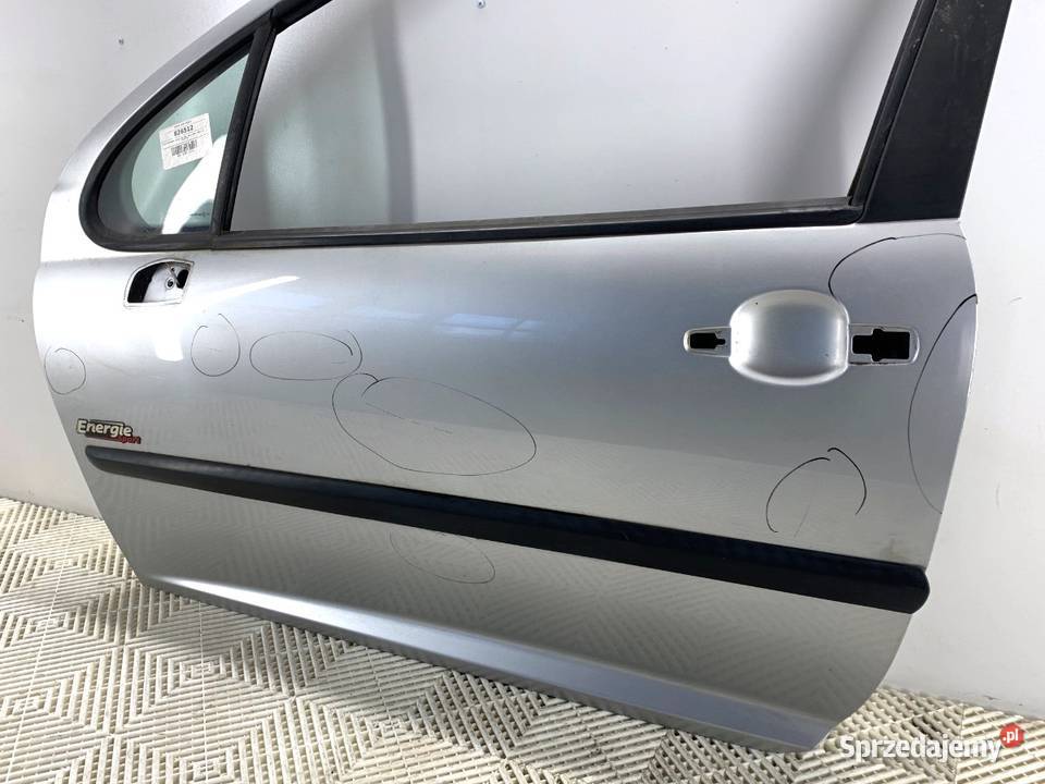 DRZWI LEWY PRZÓD PEUGEOT 207 Hatchback 0615