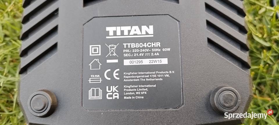 Titan Ładowarka Titan Ttb804chr 18v Trzebinia Sprzedajemypl