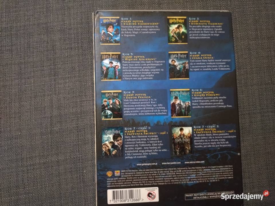 Harry Potter kolekcja DVD wielkopolskie Poznań