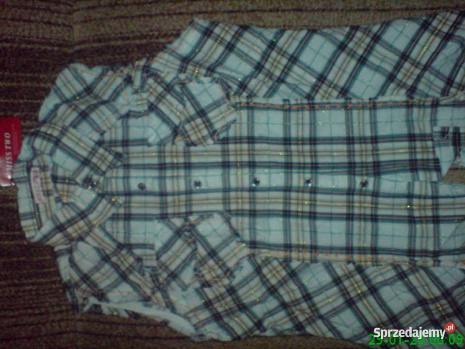 bluzka bezrękawnik 6 błyszczącymi nitkami Łódź