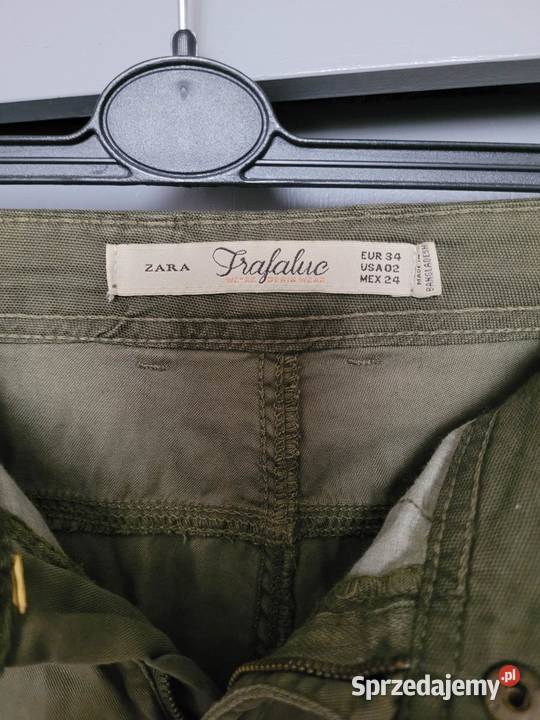 Letnie spodnie z kieszeniami Zara 34 Warszawa