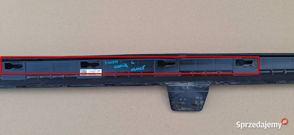 SKODA KAMIQ MONTE CARLO PRÓG LISTWA PROGOWA LEWA Bieleń