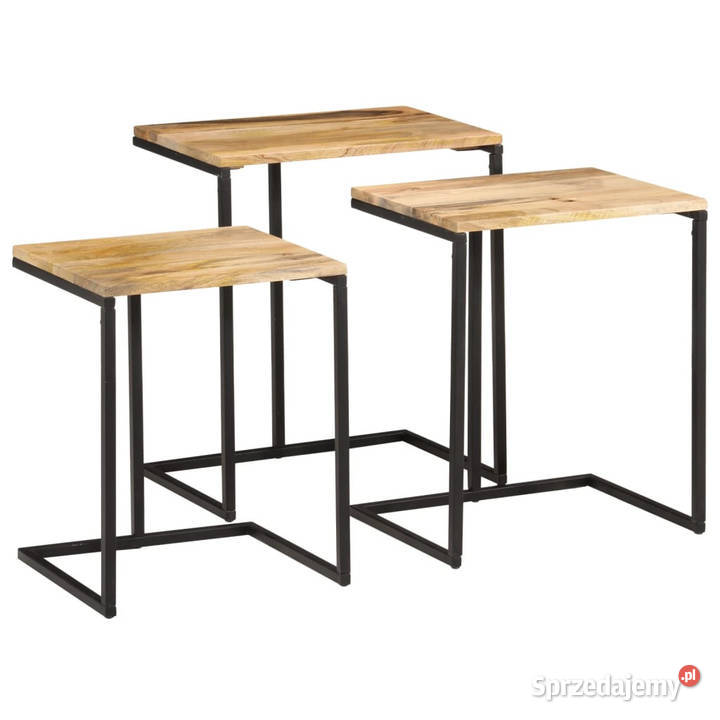 Stoliki wsuwane pod siebie 3 lite drewno Warszawa