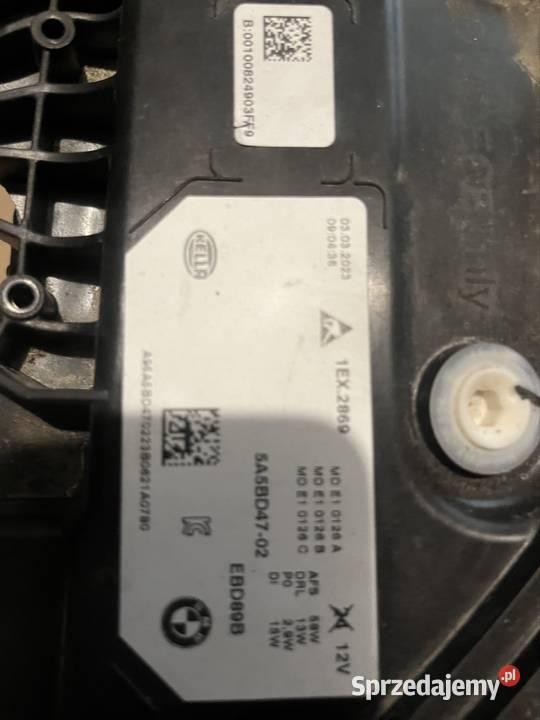 BMW X1 U11 2023r Pozostałość z lamp przód Oświetlenie Bełchatów