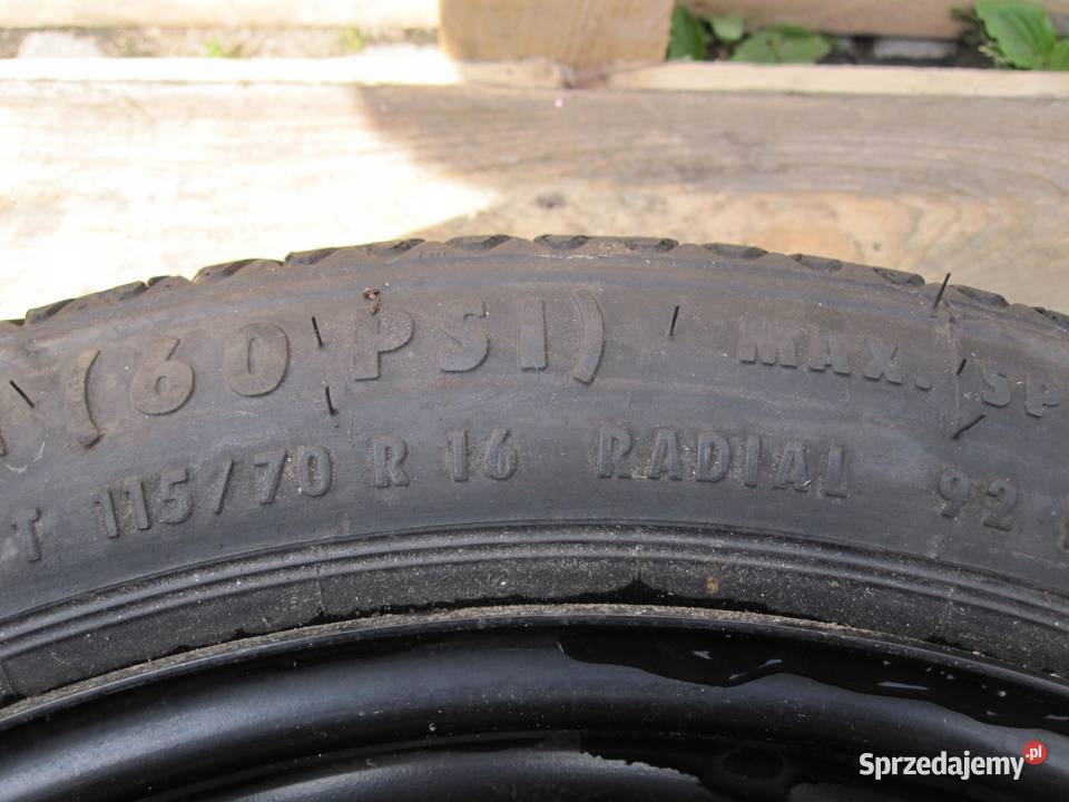 OPEL VECTRA C koło dojazdowe 1157016 92M 5x110 Koła dojazdowe