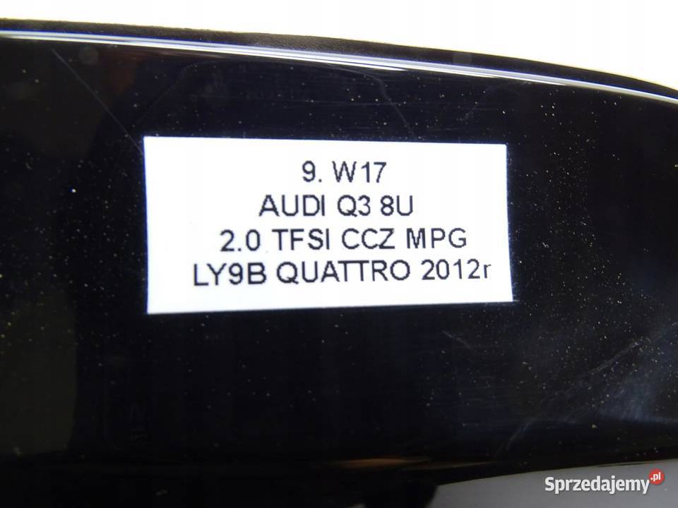 KLAPKA WLEWU PALIWA KOREK AUDI Q3 8U LY9B małopolskie sprzedam