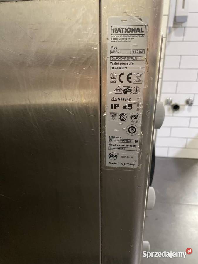 Piec konwekcyjno parowy Biznes i Przemysł Kraków