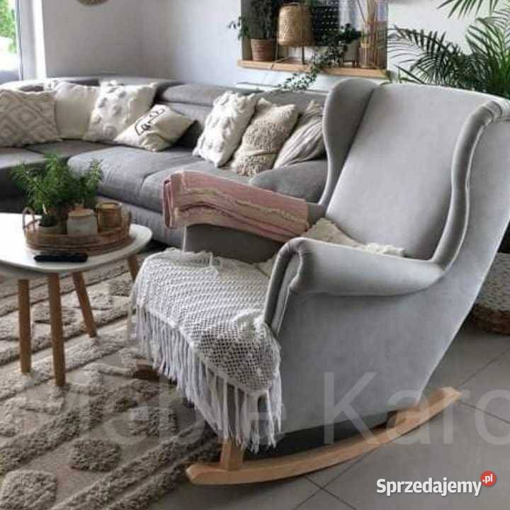 Fotel Uszak bujany do karmienia w stylu Fotele i pufy Warszawa