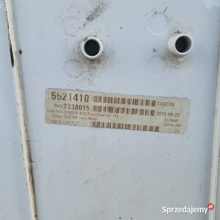 SCANIA R S PANEL SPOILER MIĘDZYOSIOWY OSŁONA Bieleń