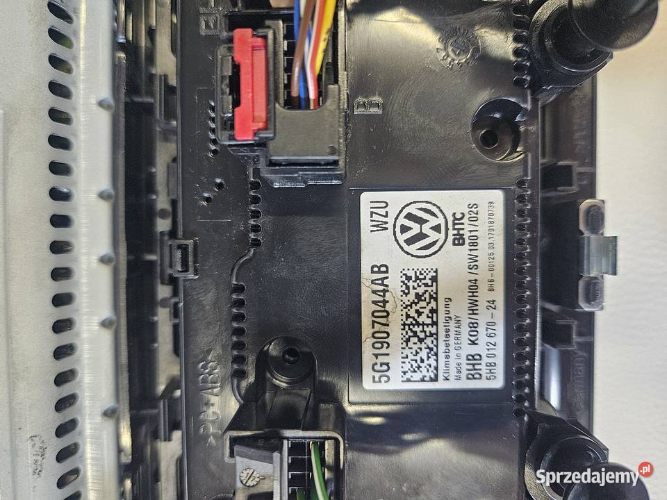 VW Golf 7 VII lift radio wyświetlacz panel podkarpackie Stubno
